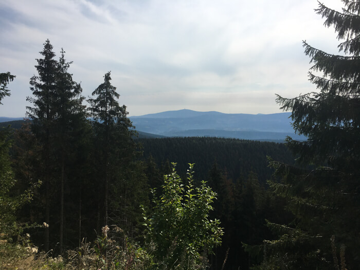 Schalke view of Brocken Harz mountain bike