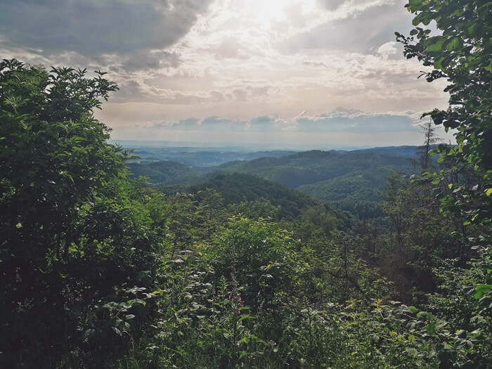 mountains outlook panorama south harz bad sachsa