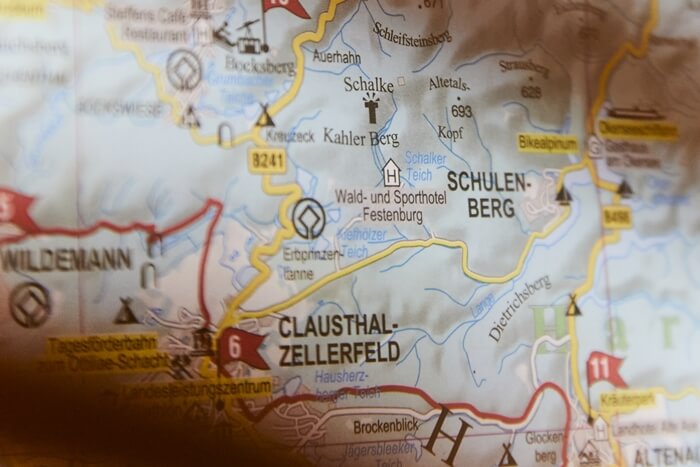 Map Orientation Mountainbike Navigation Harz